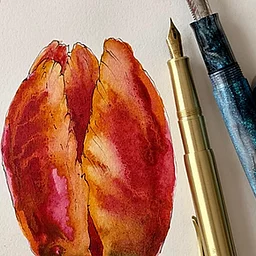 Watercolor - Inktober Line & Wash with Fountain Pens