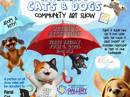 First Friday Opening Reception - Raining Cats & Dogs Community Art Show