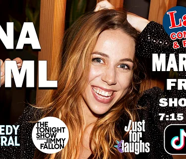 Comedy Show: Tina Friml March 13th and 14th at Laughs Comedy- Seattle