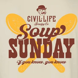 SOUP SUNDAY BEGINS TODAY! It will run every Sunday till mid-April.
