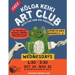 Kōloa Keiki Art Club with the Van Go! Program