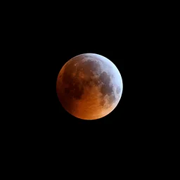 Almost Total Lunar Eclipse