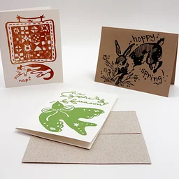 Screen Print Cards: December