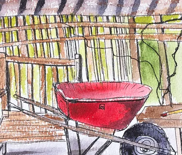 Easy Sketching with Eileen: Zellerbach Garden