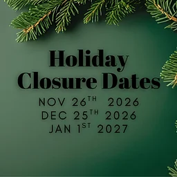 Upcoming Holiday Closures