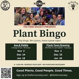 Plant Bingo Presented by The Fern Society – FREE