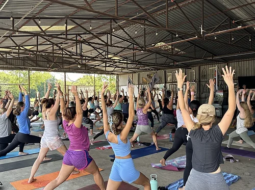 Yoga in the Beer Hall with North Texas Yoga