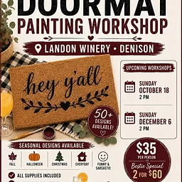 Doormat Painting Workshop Denison