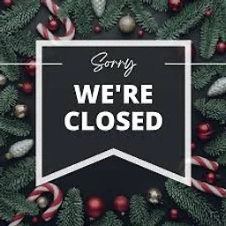Closed Christmas Day