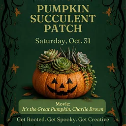 Pumpkin Succulent Patch+ It's the Great Pumpkin, Charlie Brown: 5 Days of HallowGreen + Halloween Movie (3)
