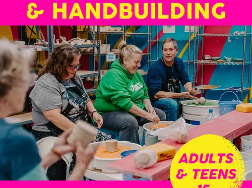 Saturdays 4/25-5/16, 10am-12pm, 4 weeks, Pottery: Wheel & Hand Building