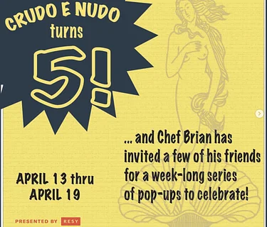 Little Fish Chefs x Mazette Wine Takeover at Crudo e Nudo