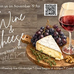 Wine & Cheese Tasting taught by YOLO Winery