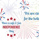 Closed for the 4th of July!