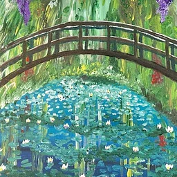 Monet’s Bridge over Lillies