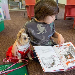 Paws to Read at Logan Heights Library