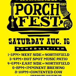 SAVE THE DATE - 2026 Northfield Porchfest!