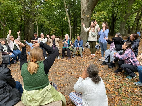 Spring Forest Bathing with 10.27 Healing Partnership – Frick Environmental Center