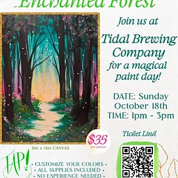 Enchanted Forest Paint Day with TAP