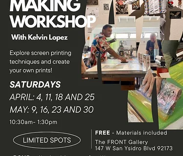 Printmaking Workshop with Kelvin Lopez