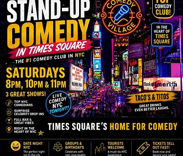 Times Square Comedy | Saturday, June 6th @8 PM
