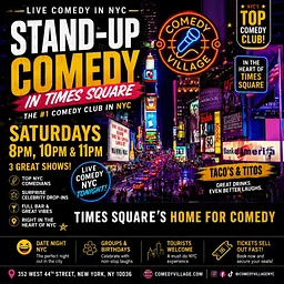 NYC Stand-Up | Saturday, August 22nd @11 PM