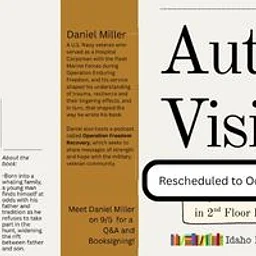 Author Visit at the Library – Daniel Miller