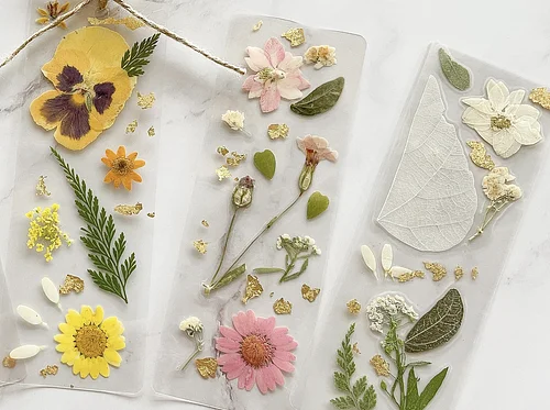 Flower Pressed Bookmarks: April 1, 2026