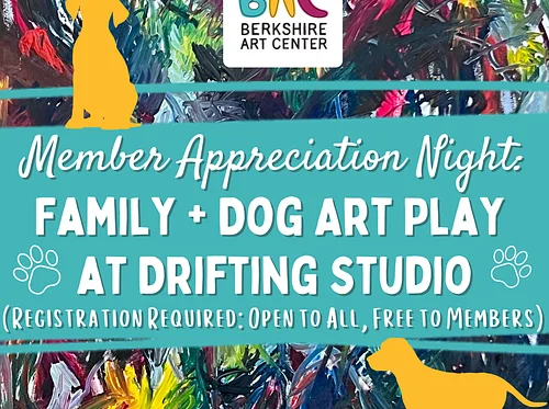 Member Appreciation Night: Family + Dog Art Play at Drifting Studio