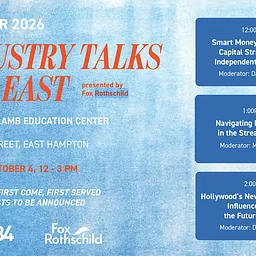 HAMPTONS INTERNATIONAL FILM FESTIVAL: INDUSTRY TALKS OUT EAST