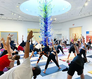 Yoga in the Galleries