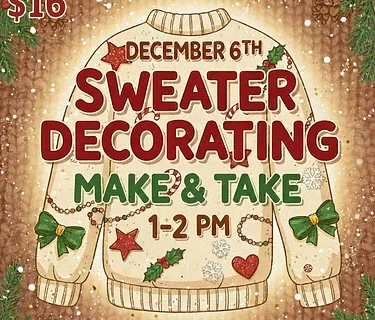 🎄 Sweater Decorating Make & Take 🎄