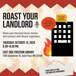 Third Thursdays for Housing Justice – Roast Your Landlord