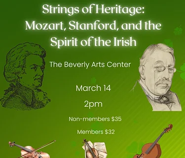 CSO Chamber Music – Strings of Heritage: Mozart, Stanford, and the Spirit of Ireland