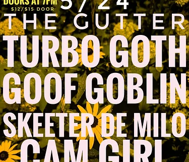 LIVE SHOW! CAM GIRL, Skeeter de Milo, Turbo Goth, Goof Goblin
