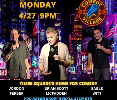 Times Square Comedy | Mon, April 27th @9 PM