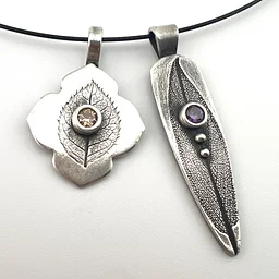 Metal Clay Leaf Jewelry w/ Gems with Donna Penoyer