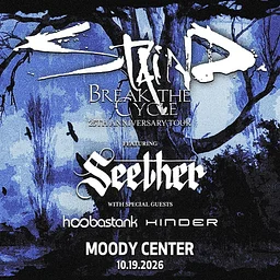 Staind: Break The Cycle 25th Anniversary Tour - October 19, 2026