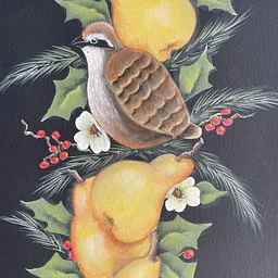 Acrylics with Pat Smelkoff: A Partridge in a Pear Tree