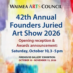 42nd ANNUAL FOUNDERS JURIED ART SHOW: October 10 – November 15, 2026