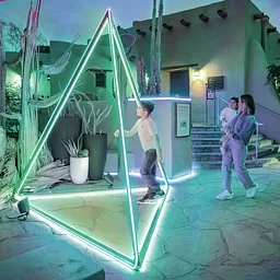 Soundless Socials: Desert Oasis Garden After Dark