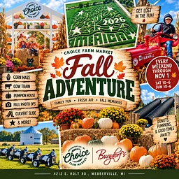 Fall Adventure at Choice Farm Market and Burgdorf's Winery