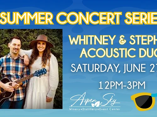 Summer Concert Series: Whitney and Stephen Acoustic Duo