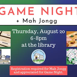 Game Night + Mah Jongg