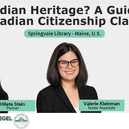 Canadian Heritage? A Guide to Canadian Citizenship Claims
