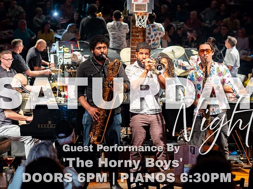 Dueling Pianos San Diego Saturday Night | Live Music at The Shout! House | Horn Section Guest Performance