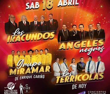 Los Iracundos, Los Angeles Negros, Miramar and Los Terricolas Live in New York