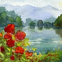 Watercolor Landscape Art Class