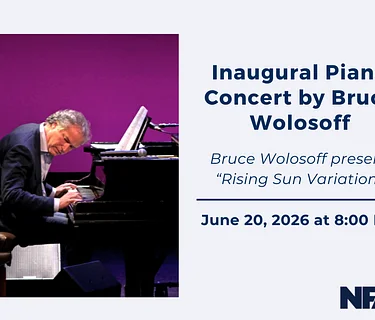 Inaugural Piano Concert by Bruce Wolosoff