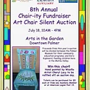 8th Annual Chair-ity Fundraiser Art Chair Silent Auction